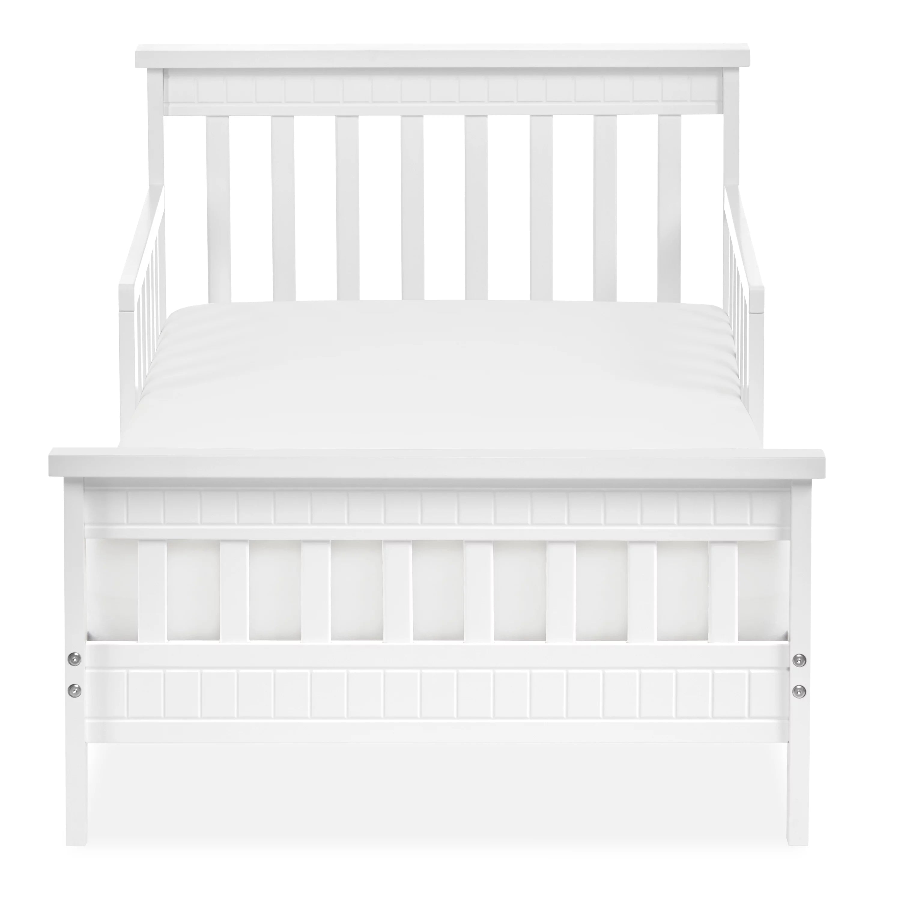Toddler Bed made with Sustainable Pinewood, White H126