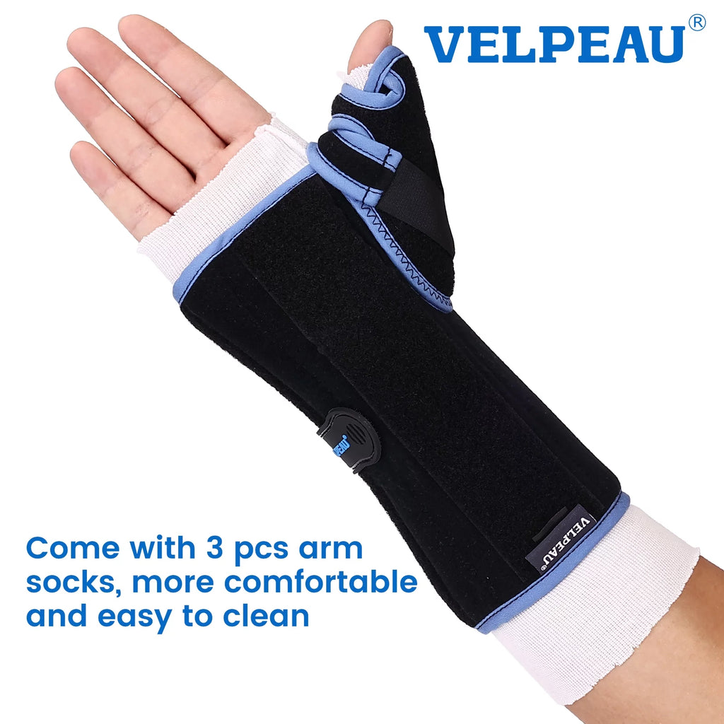 Wrist Brace with Thumb Spica Splint, Right Hand, Small G196