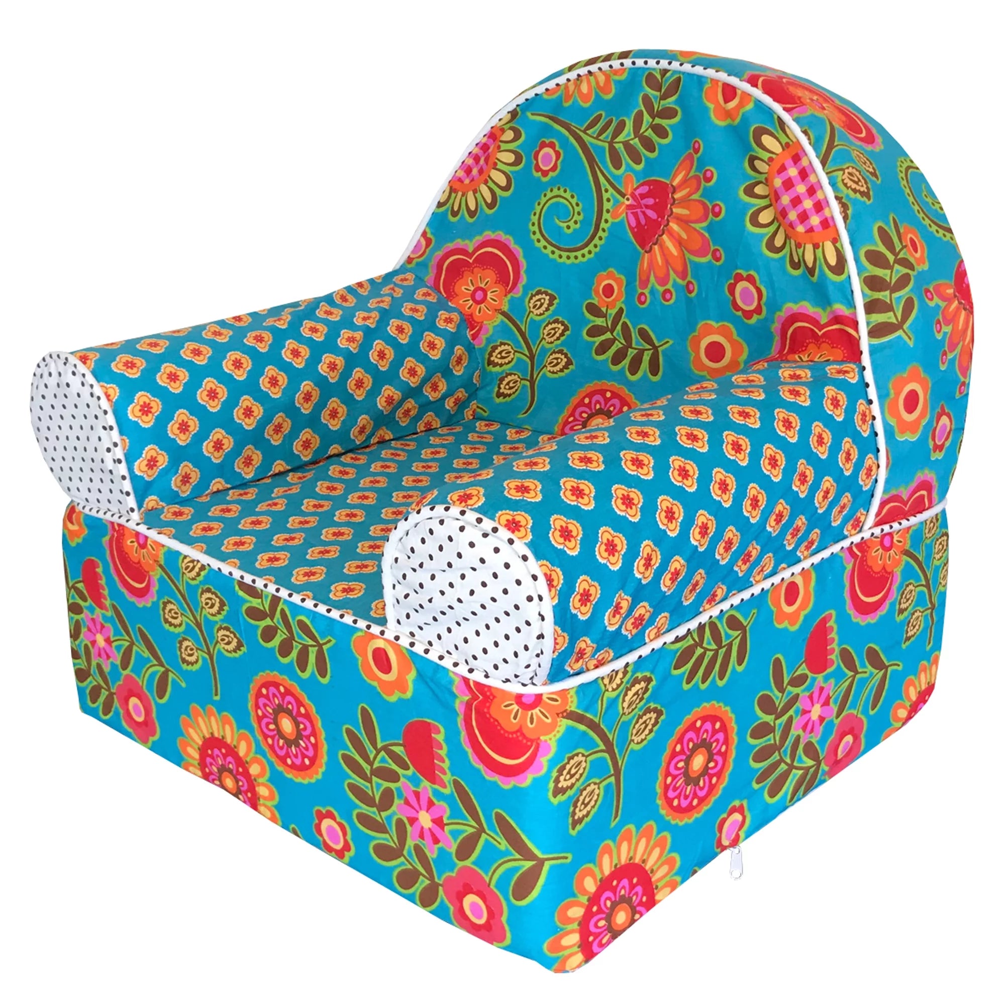 Floral & Dot Foam Chair for Baby/Toddler I8194