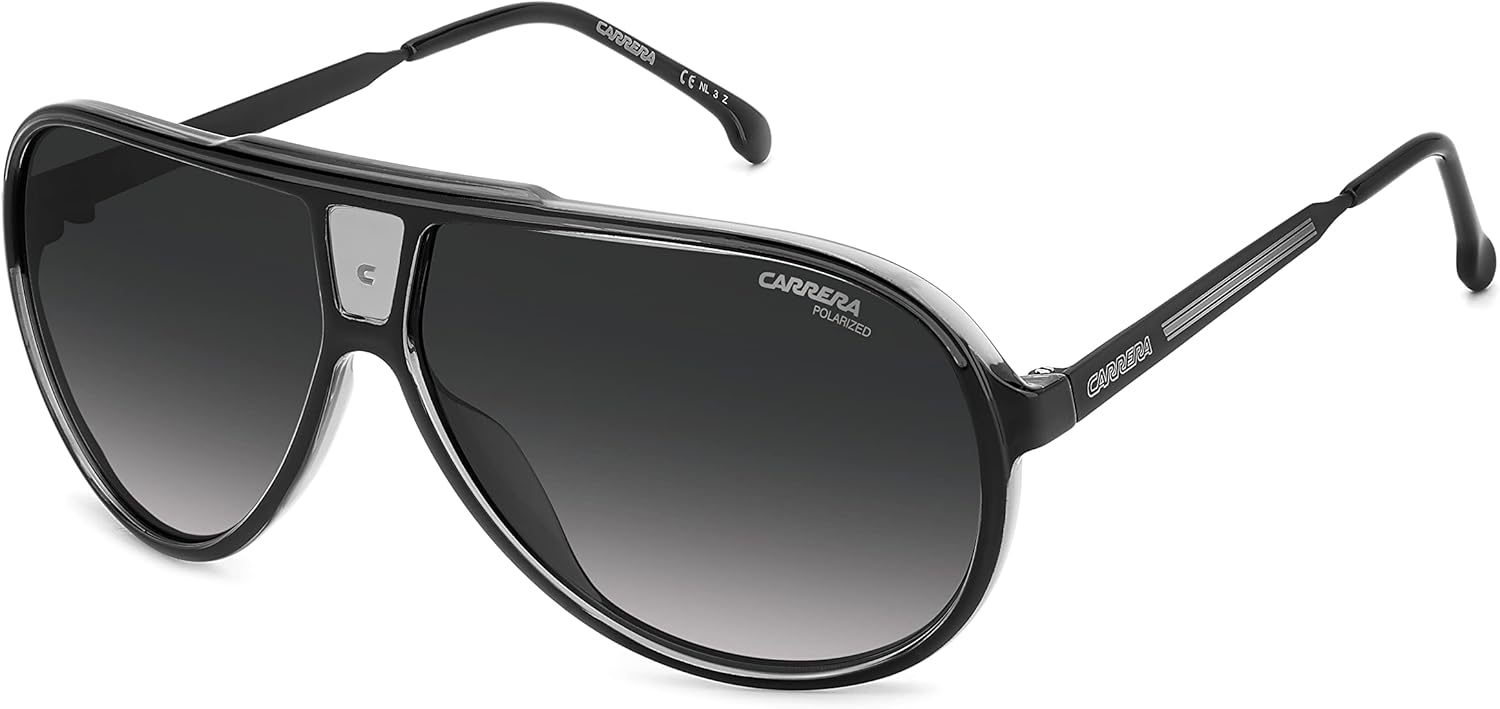 Polarized Grey Pilot Sunglasses for Men C7966