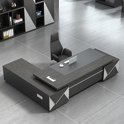 94-Inch Executive Desk, Large Computer Office Desk Workstation for Home Office C36941