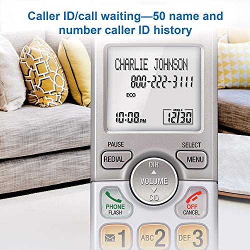 Cordless Home Phone with Speakerphone, Backlit Display, and Caller ID R99140