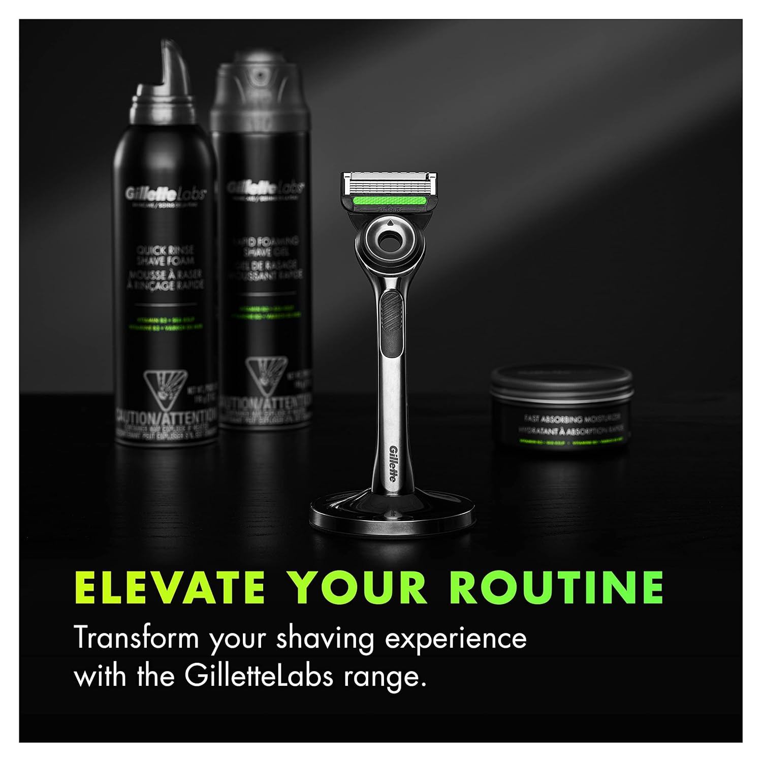Men's Razor with Exfoliating Bar and Magnetic Stand O889791