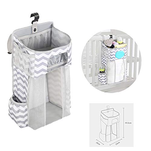 Hanging Diaper Caddy Organizer for Nursery, Crib, Playard or Wall P78885