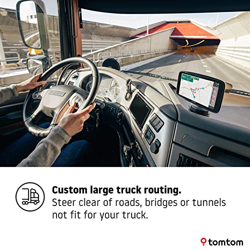 Truck GPS 7 Inch HD Screen with Custom Truck Routing and Traffic Updates G6801