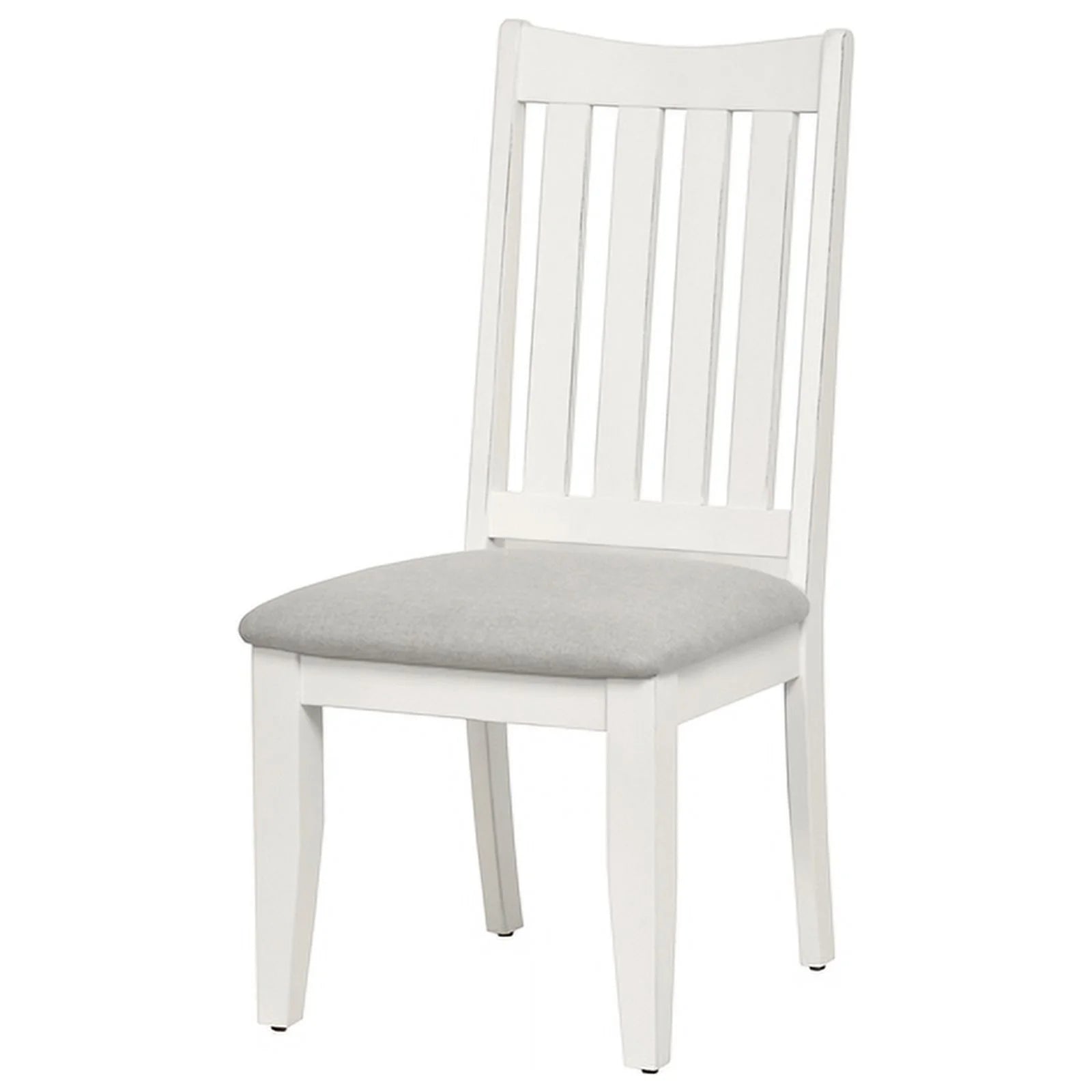 Wood Desk & Chair Set in Gray/White R814781