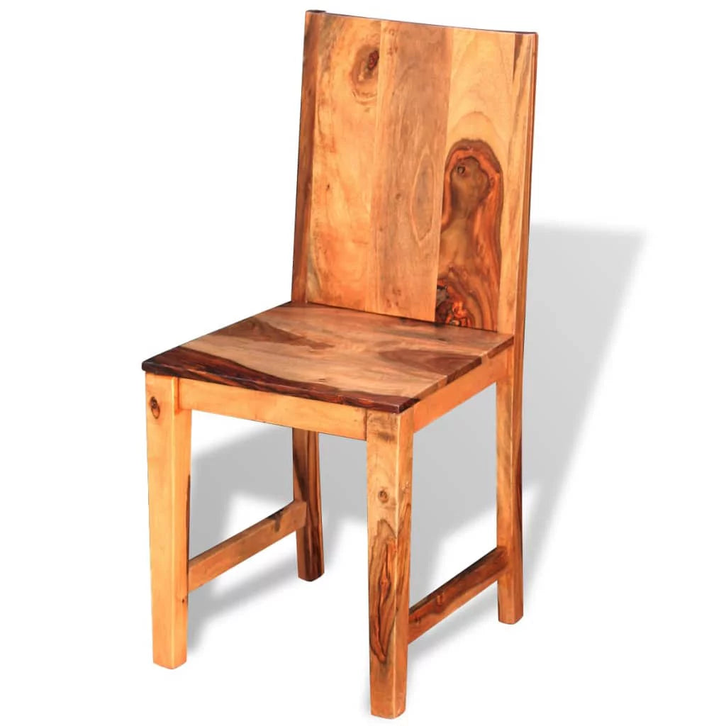 Solid Sheesham Wood Dining Chairs 4 Pack B248769