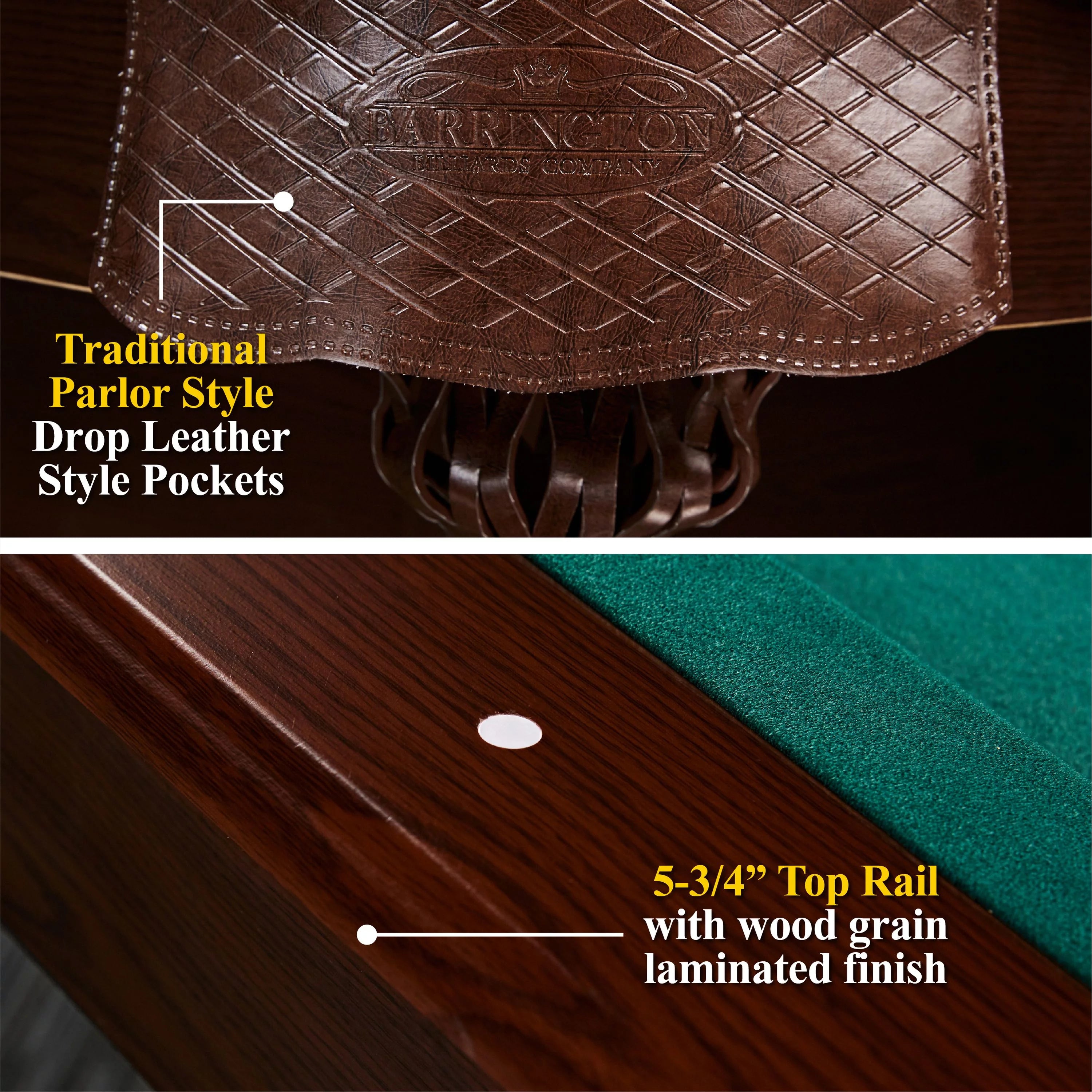 90" Ball and Claw Leg Pool Table with Cue Rack and Dartboard Set, Green Y964639