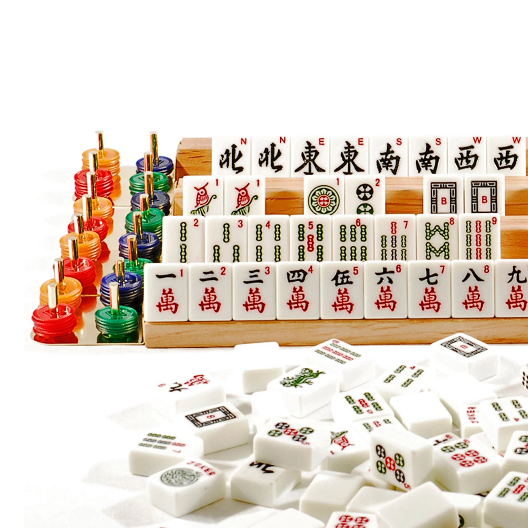 Aluminum Mahjong Set - American Style D7953