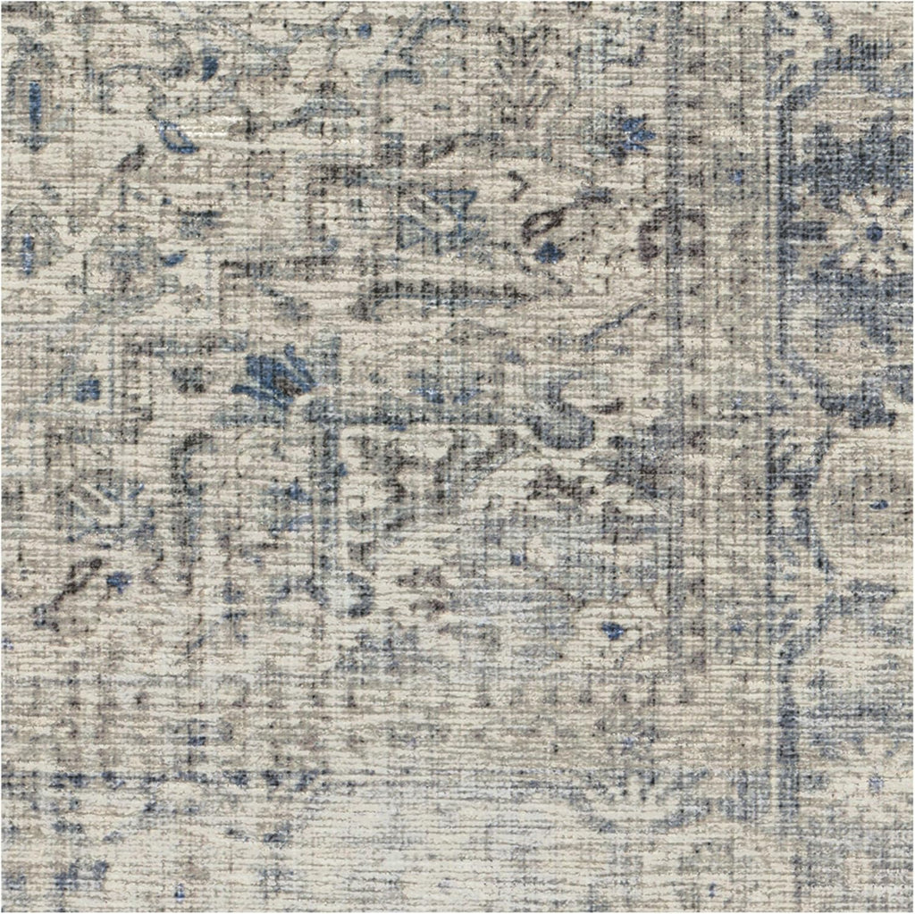 Washable Area Rug 8x10 - Non Slip Vintage Indoor Carpet for Living Room Bedroom Dining Room Kitchen F91173