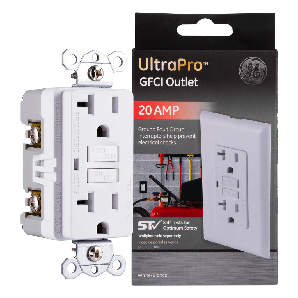 20A GFCI Outlet, White Q29072