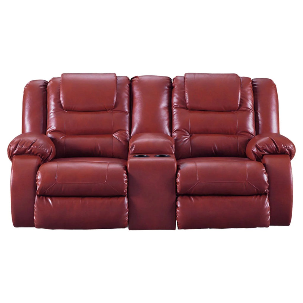 Reclining Loveseat with Console in Chocolate A984818