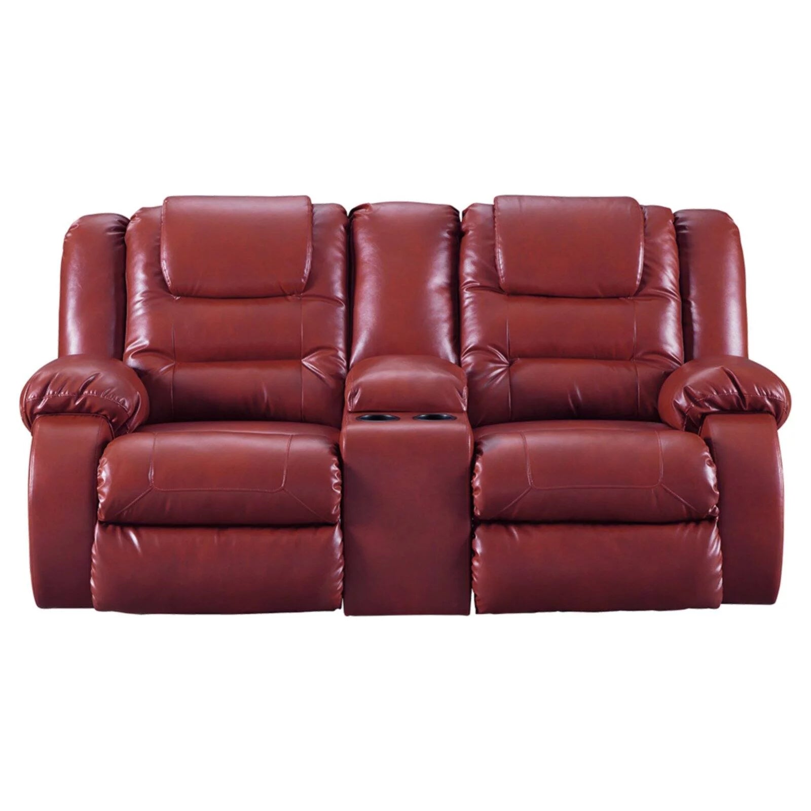 Reclining Loveseat with Console in Chocolate A984818