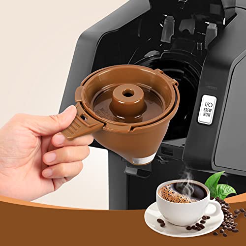 Reusable Single Serve Coffee Filter Brew Basket, 2 Pack, Brown C932356