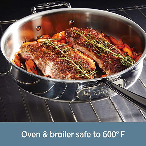 Stainless Steel Cookware Set 10 Piece, Induction Compatible, Oven Safe K732211