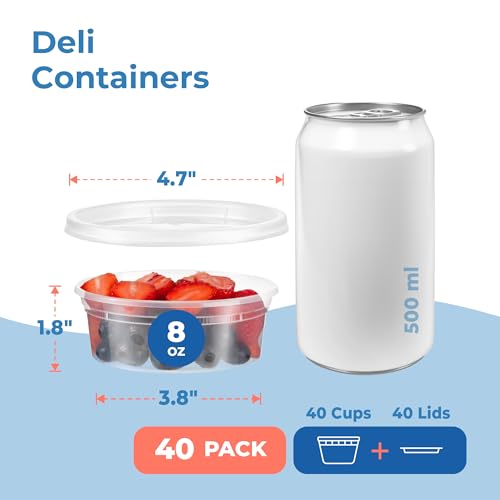 32 oz Airtight Leakproof Plastic Food Storage Containers with Lids, 24 Pack L398