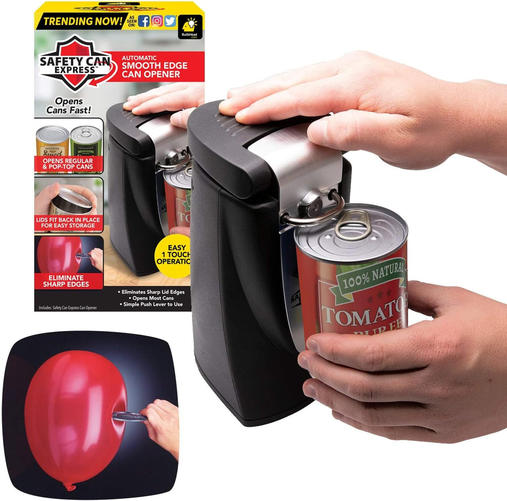 Safety Can Electric Opener, 9 Inch, Black Y224473