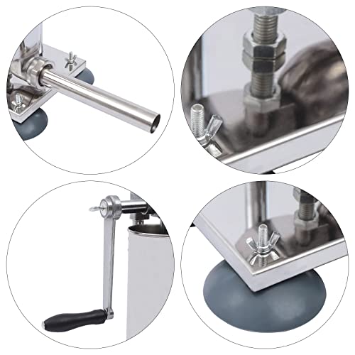 Stainless Steel Sausage Stuffer Machine with 8 Stuffing Tubes L3810