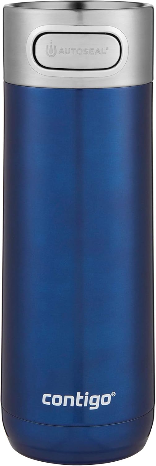 16oz Leak-Proof Stainless Steel Thermal Travel Mugs, Set of 2 I670580