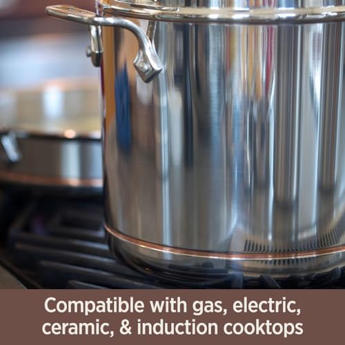 Stainless Steel Cookware Set 10 Piece Induction Safe C9338