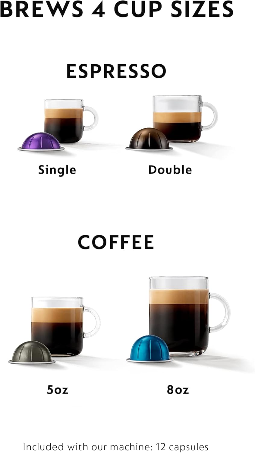 Coffee and Espresso Machine with Milk Frother, Matte Black Rose Gold H45821