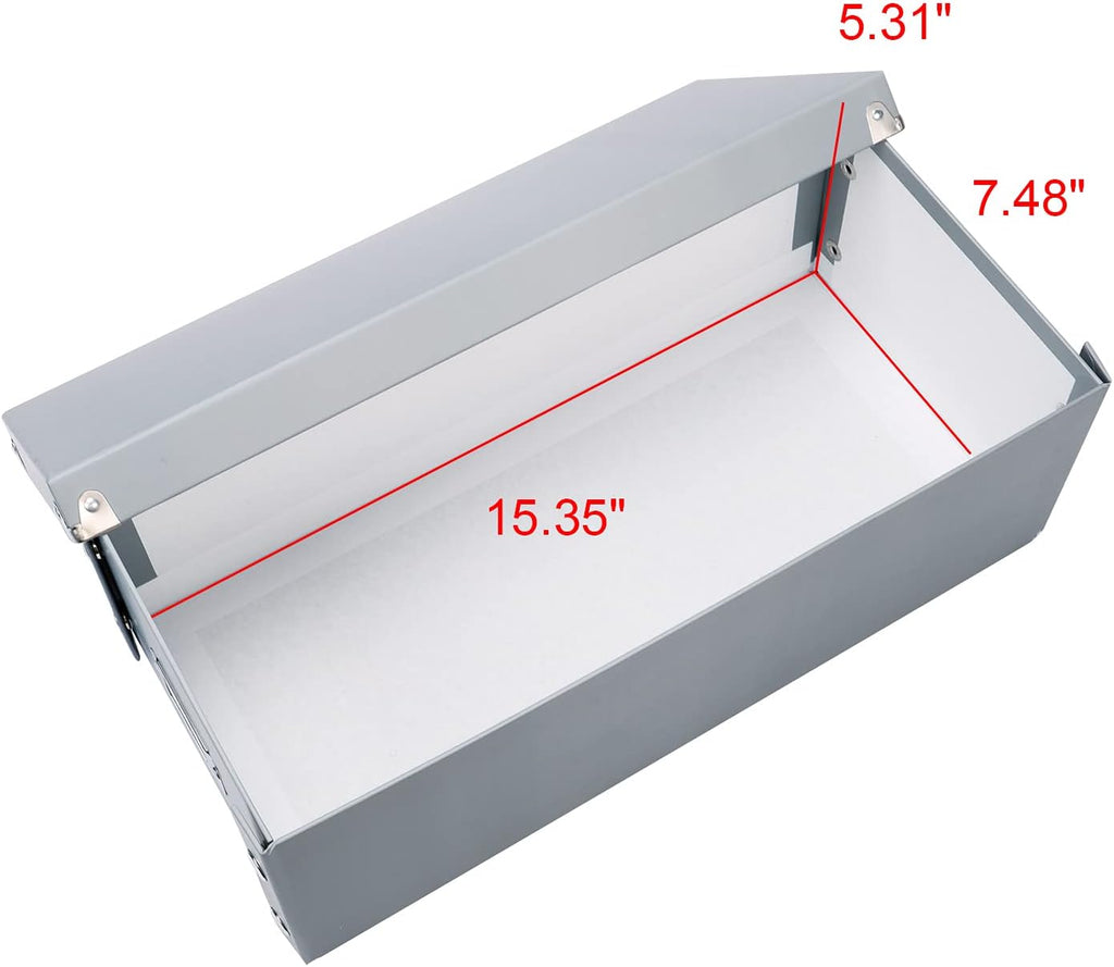 DVD Storage Box 2 Pack, Durable Movie Disc Holders with Lids W6765