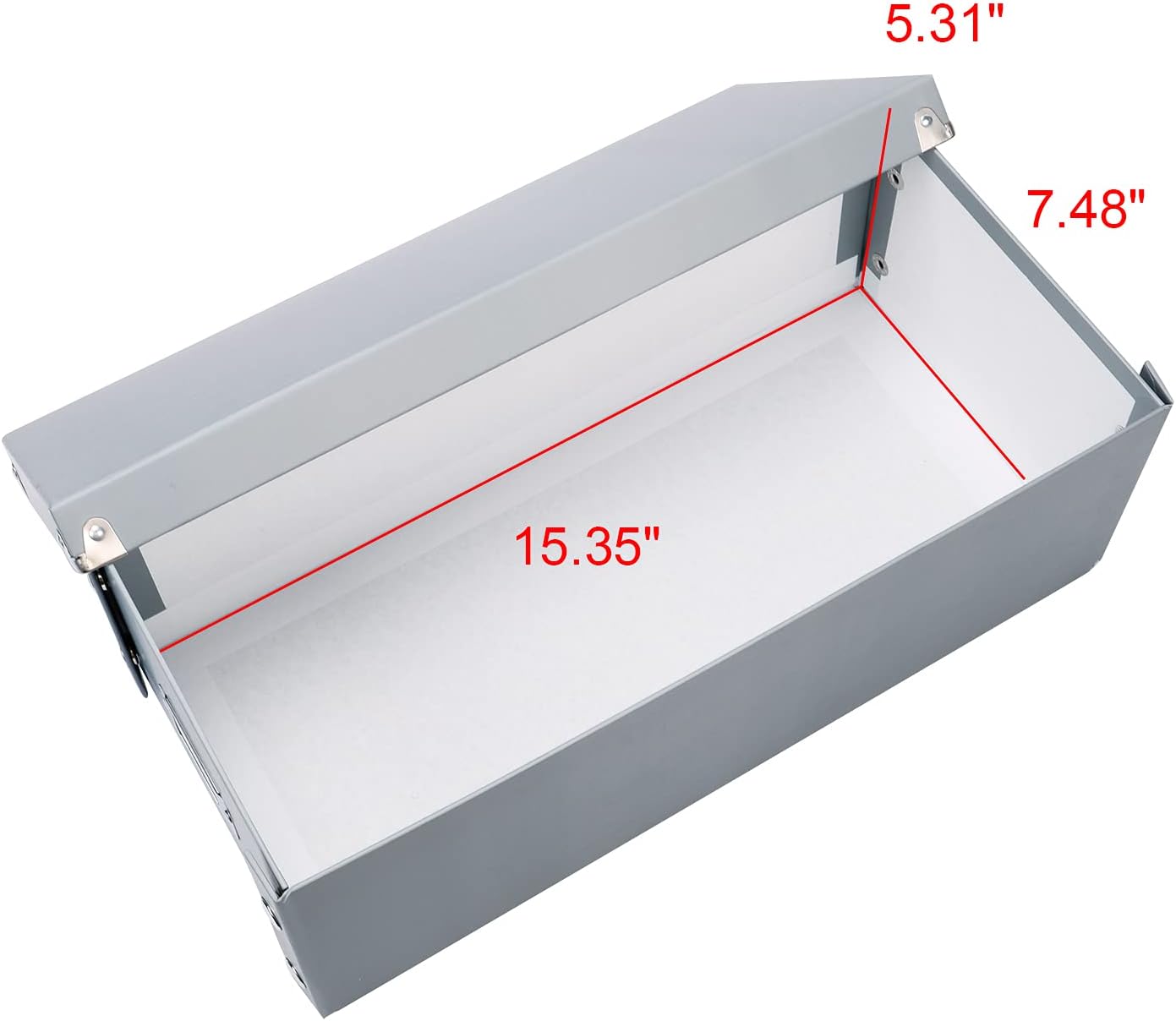 DVD Storage Box 2 Pack, Durable Movie Disc Holders with Lids W6765