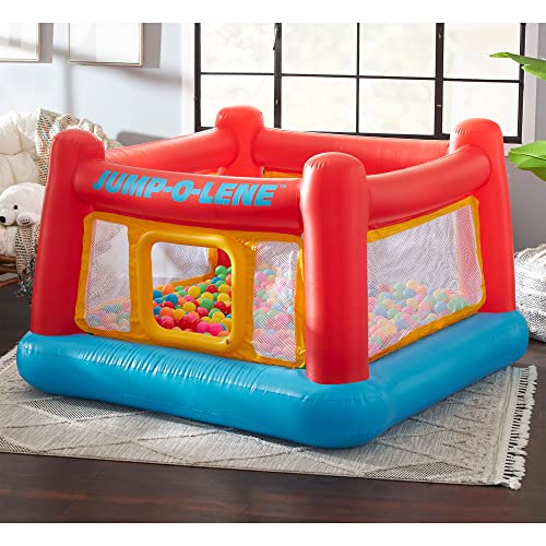 Inflatable Playhouse Trampoline Bounce Castle with Crawl-Thru Door for Kids X9719
