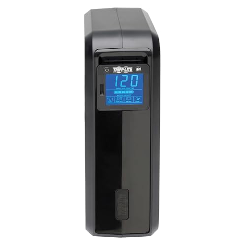 1500VA UPS Battery Backup & Surge Protector, 8 Outlets, LCD Screen A3775