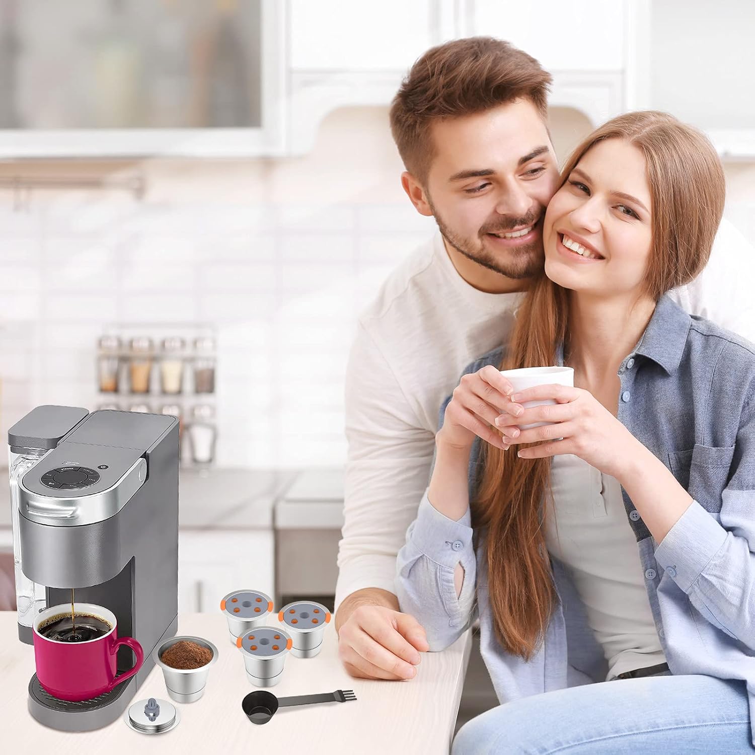 Reusable Single Serve Coffee Filter Cup (1 Pack) K499
