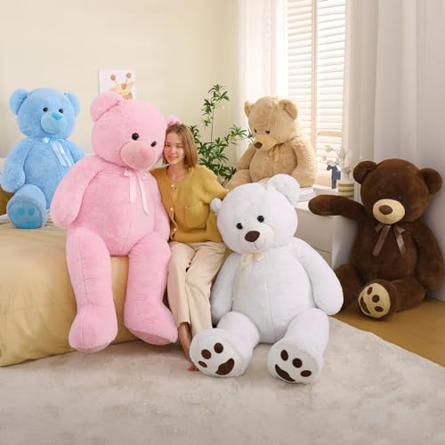 Giant Teddy Bear 6ft Stuffed Animal with Red Heart Q576