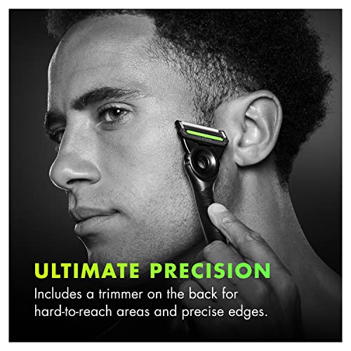 Men's Razor Blade Refills with Exfoliating Bar, 4 Cartridges Y29649