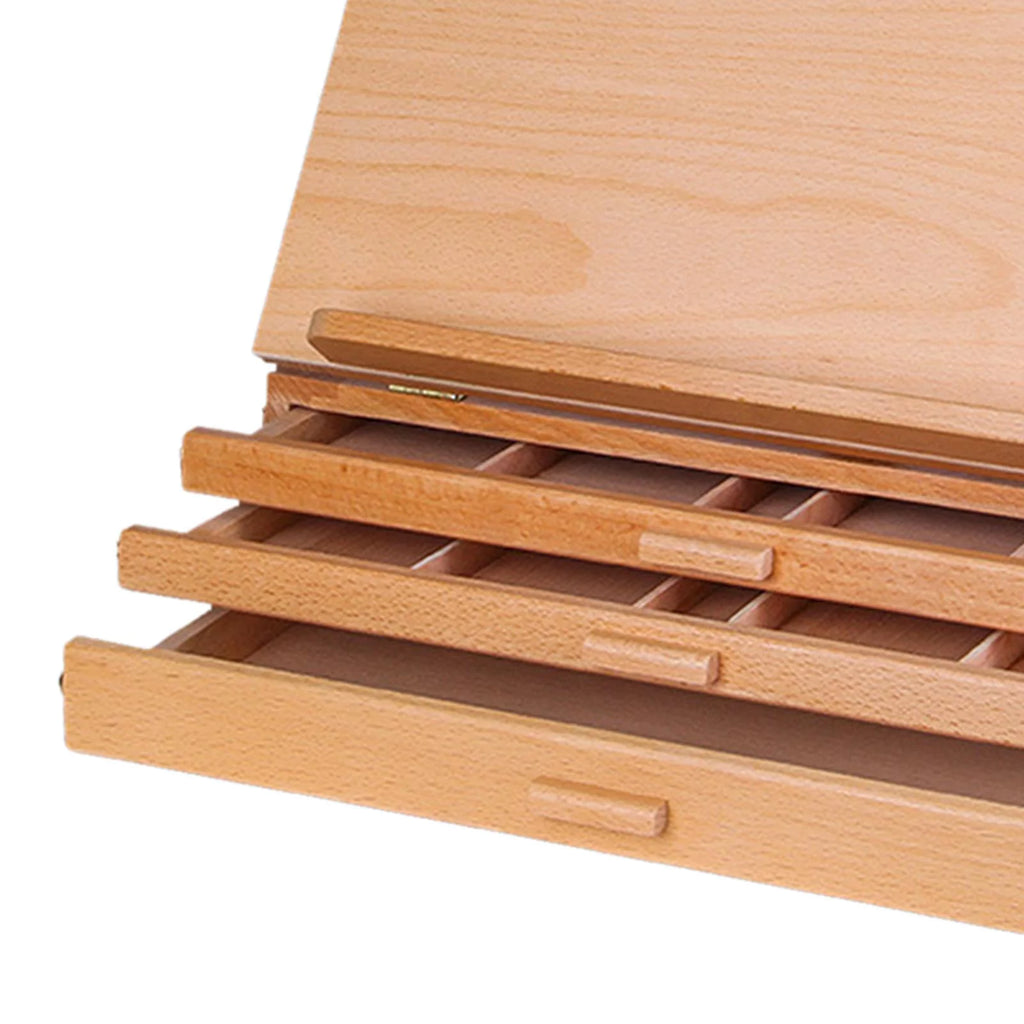 Drawing Sketching Board Wood Adjustable Table Easel 40x27CM K5644