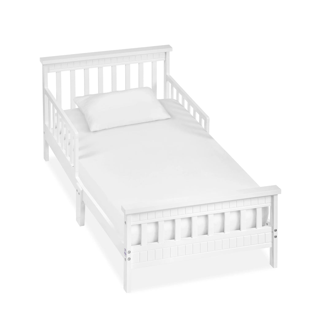 Toddler Bed made with Sustainable Pinewood, White H126