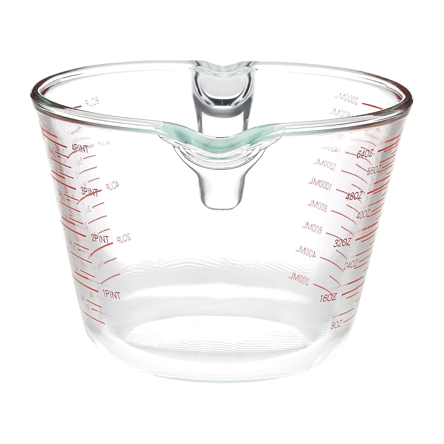 Glass Measuring Cup, 8 Cup Capacity, Transparent Q22919