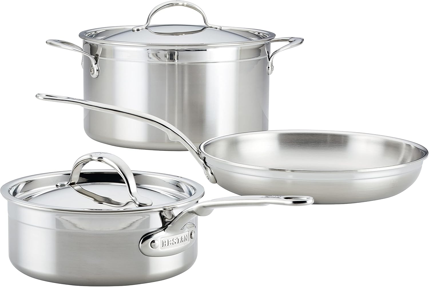 5-Piece Clad Stainless Steel Cookware Set P5466