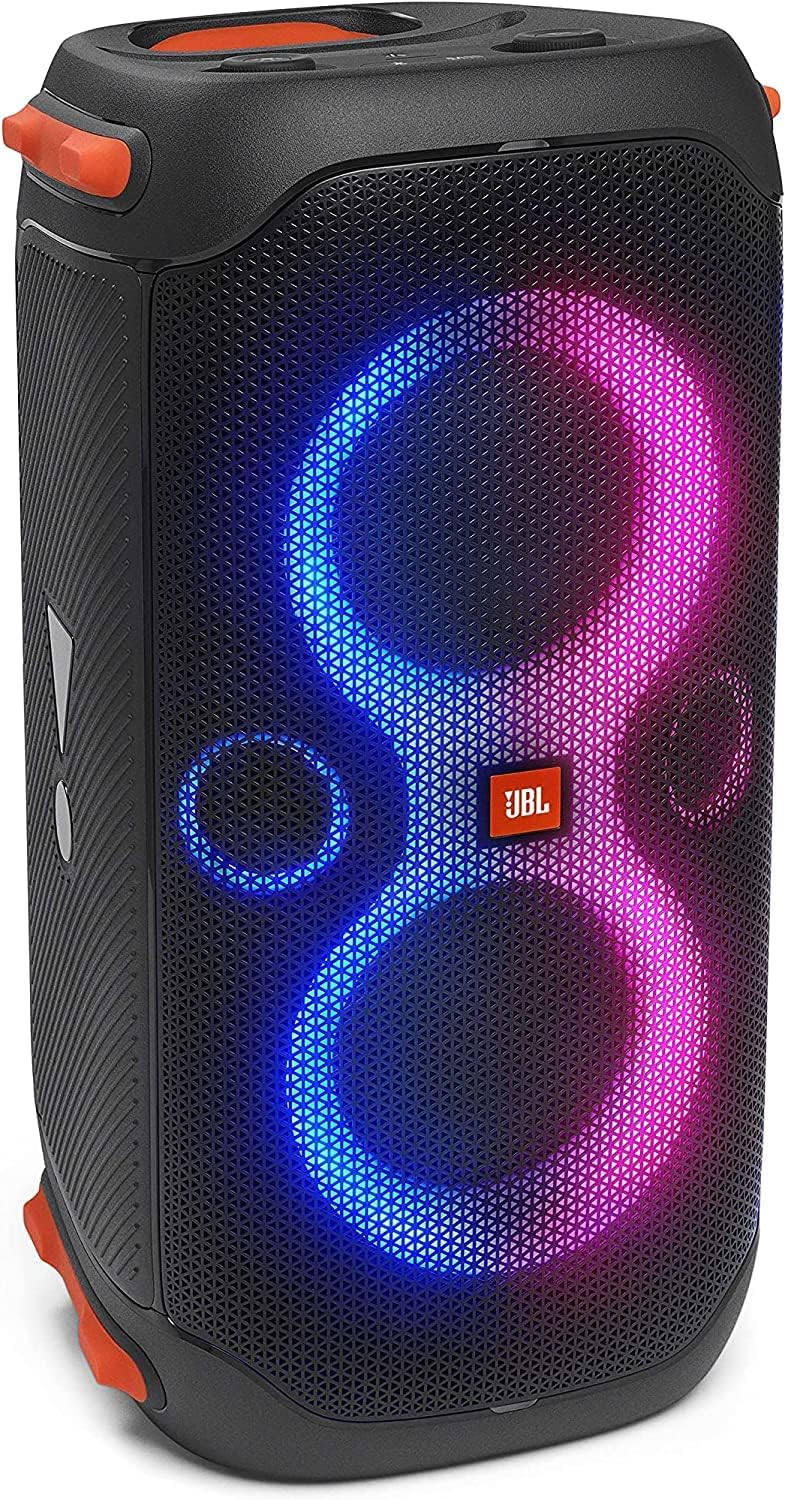 Portable Bluetooth Speaker with Built-in Lights, Black A5729