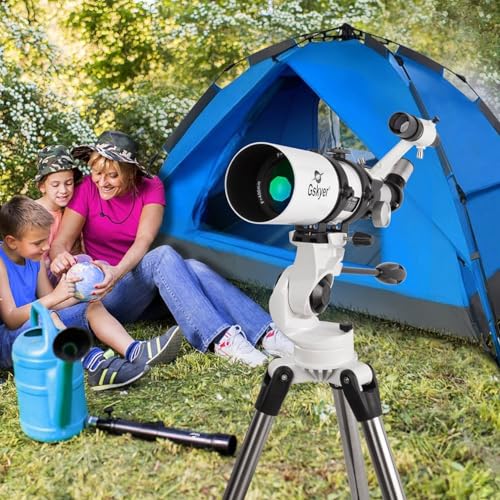 80mm AZ Refractor Telescope for Adults and Kids Astronomy K103