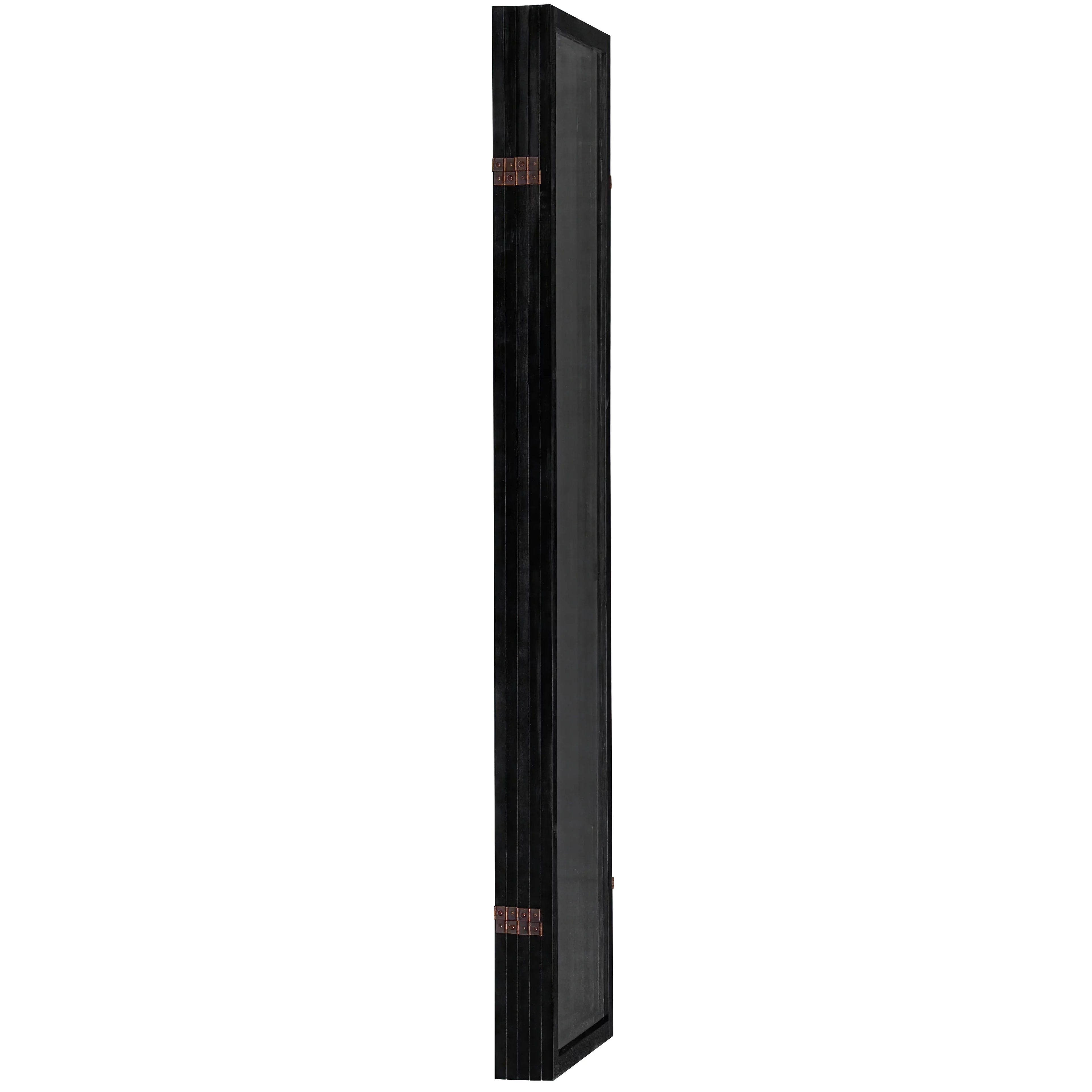 6 ft. Tall Clear Screen Black - 5 Panel T88793