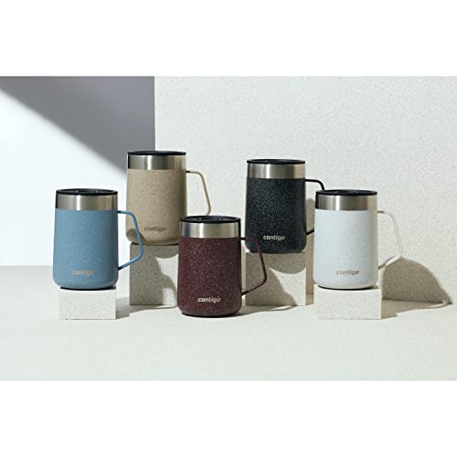 Stainless Steel Vacuum-Insulated Mug with Handle and Splash-Proof Lid, 14oz L53812