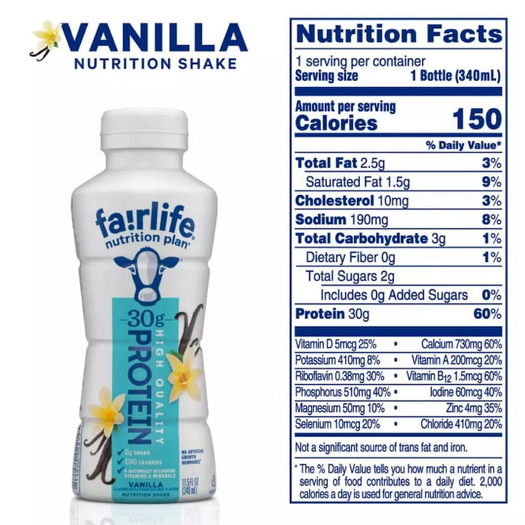Vanilla Nutrition Shake 11.5 fl oz 12-Pack H9947