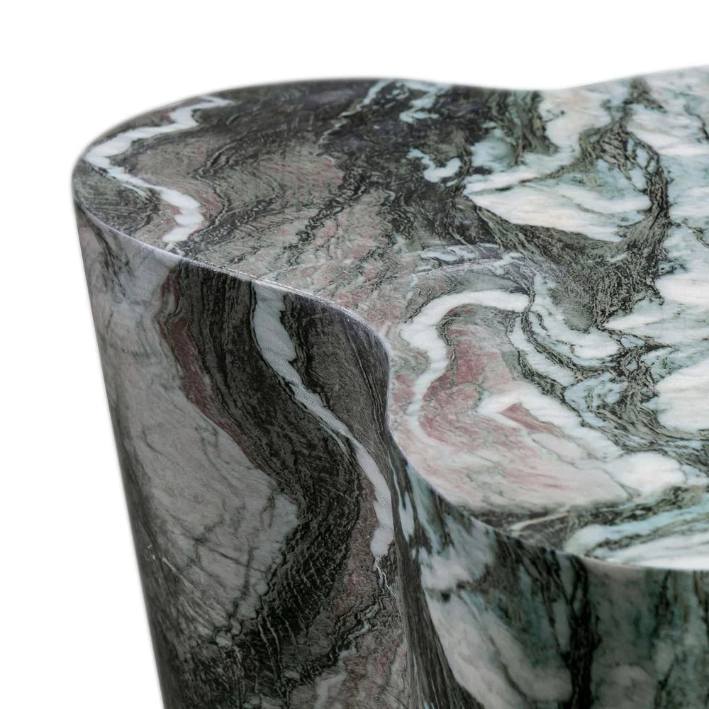 Faux Marble Short Side Table R84782