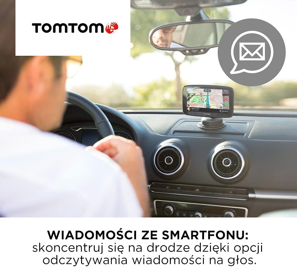Car Sat Nav 6 Inch with EU Maps, Traffic Alerts, Hands-free Calling D724831