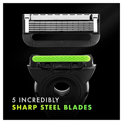 Men's Razor with Exfoliating Bar and Magnetic Stand D63596