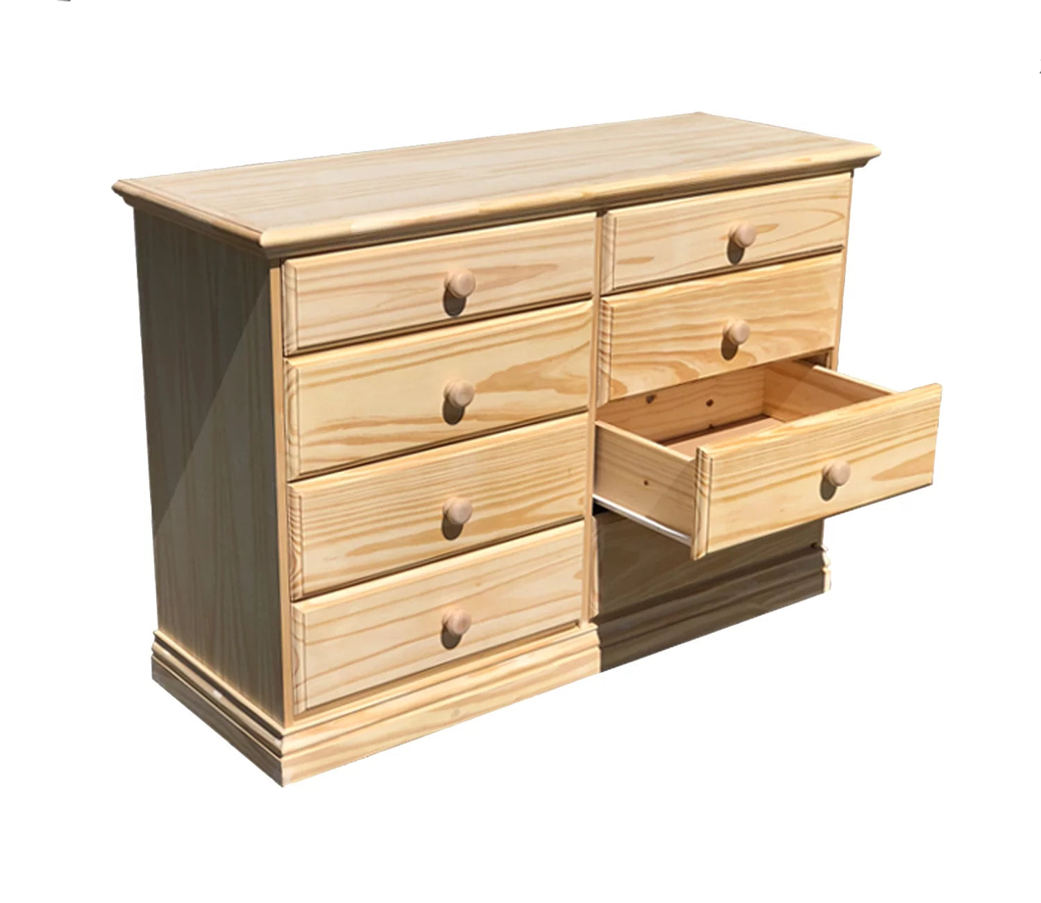 Unfinished Solid Pine Wood Chest of Drawers T438553