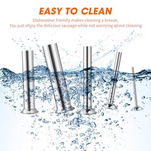 Stainless Steel Electric Sausage Stuffer, 22LB Vertical Filling Maker A2681