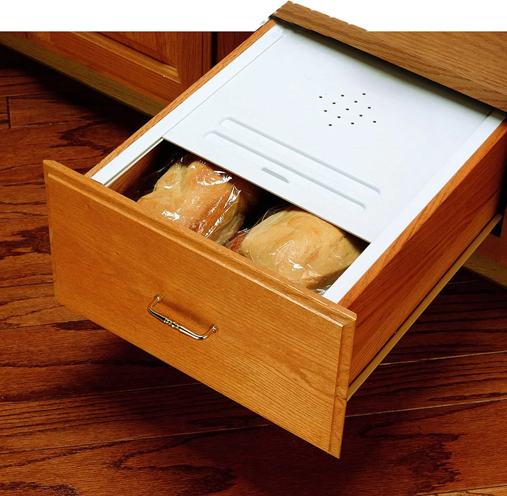 Small Kitchen Bread Drawer Cover Kit, White D406