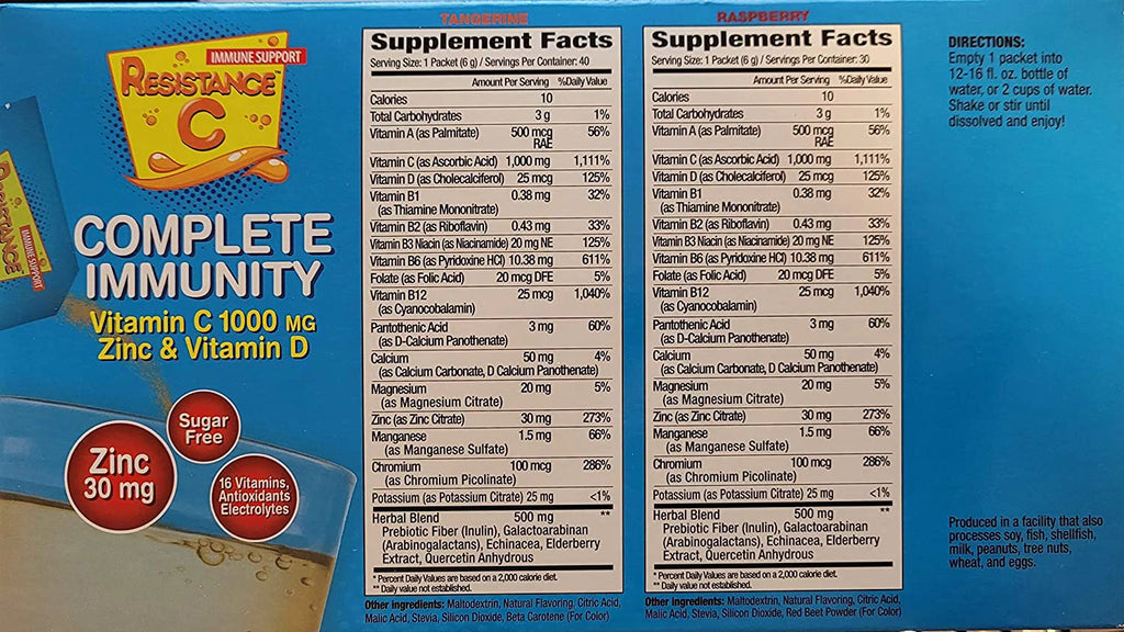 Immune Support Vitamin C, Tangerine/Raspberry P568