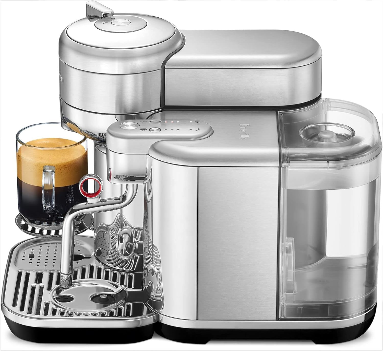 Coffee and Espresso Maker, Brushed Stainless Steel U590792