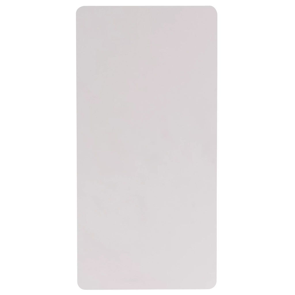 Plastic Folding Table 4-Foot Granite White F359171